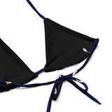 All-over print recycled string bikini - Objet D'Art