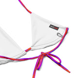 All-over print recycled string bikini - Objet D'Art