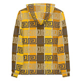 Bronze Greek Key Unisex Hoodie - Objet D'Art