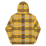 Bronze Greek Key Unisex Hoodie - Objet D'Art