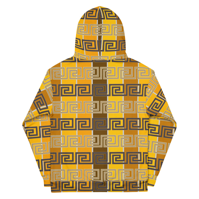 Bronze Greek Key Unisex Hoodie - Objet D'Art