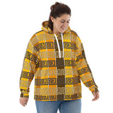Bronze Greek Key Unisex Hoodie - Objet D'Art