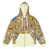 Butterfly Unisex zip hoodie