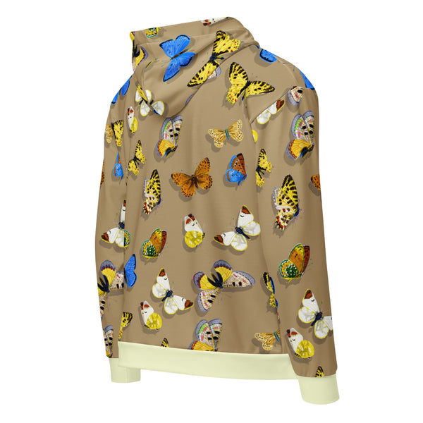 Butterfly Unisex zip hoodie