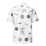 Leonardo Da Vinci Collage Unisex button shirt - Objet D'Art