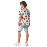 Raspberry Unisex button shirt