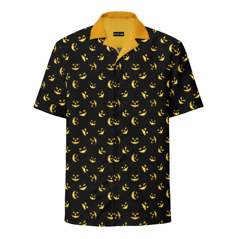 Jack O' Lantern Glow Unisex button shirt - Objet D'Art