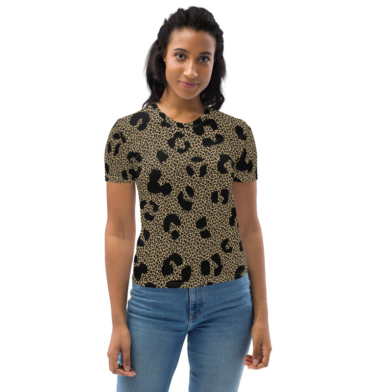 Leopard Print Women's T-shirt - Objet D'Art