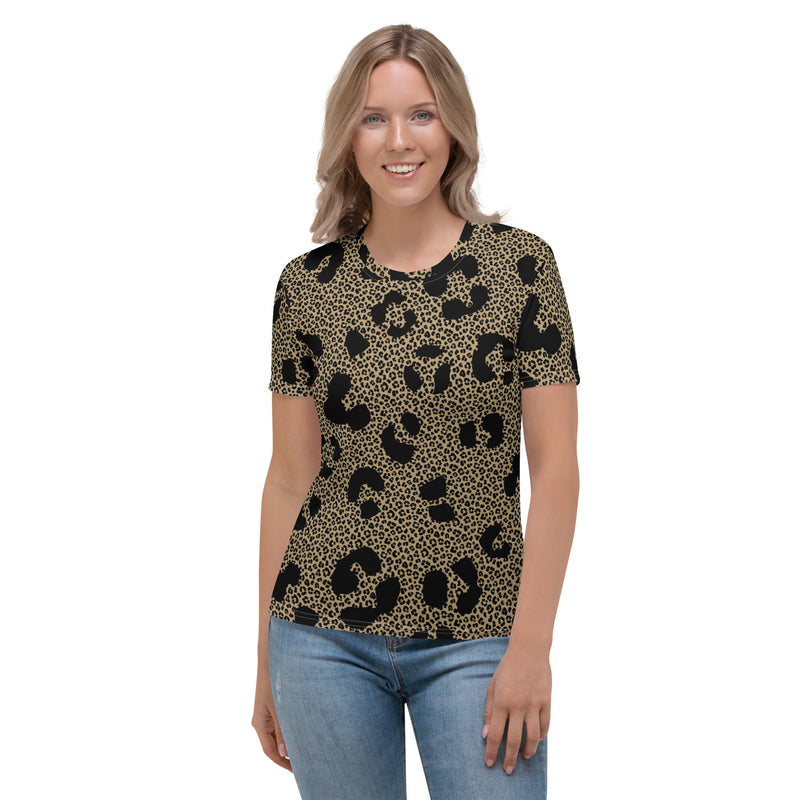 Leopard Print Women's T-shirt - Objet D'Art
