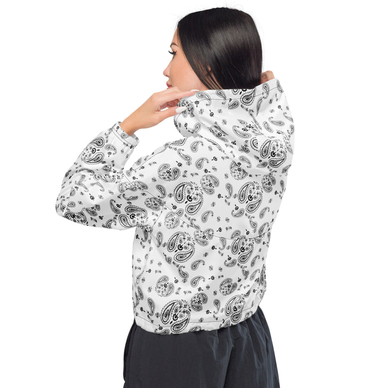 Women’s cropped windbreaker - Objet D'Art