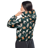 Women’s cropped windbreaker - Objet D'Art