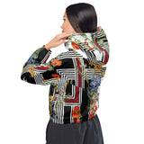 Women’s cropped windbreaker - Objet D'Art