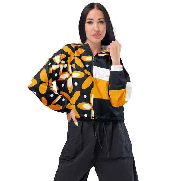 Women’s cropped windbreaker - Objet D'Art