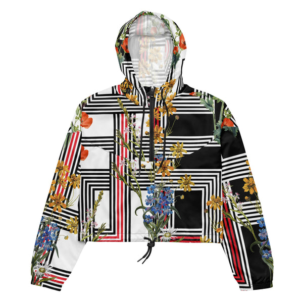 Women’s cropped windbreaker - Objet D'Art