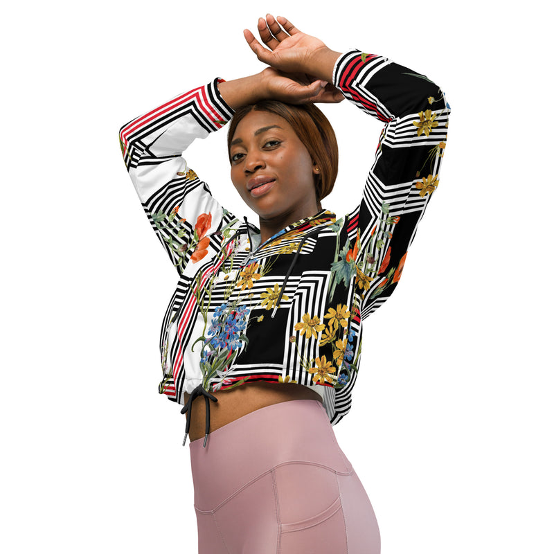 Women’s cropped windbreaker - Objet D'Art