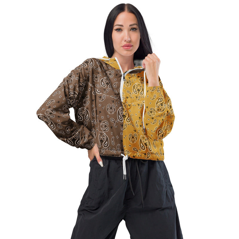 Women’s cropped windbreaker - Objet D'Art