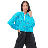 Women’s cropped windbreaker - Objet D'Art