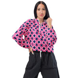 Women’s cropped windbreaker - Objet D'Art