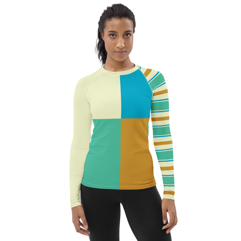 Color Play Women's Rash Guard - Objet D'Art