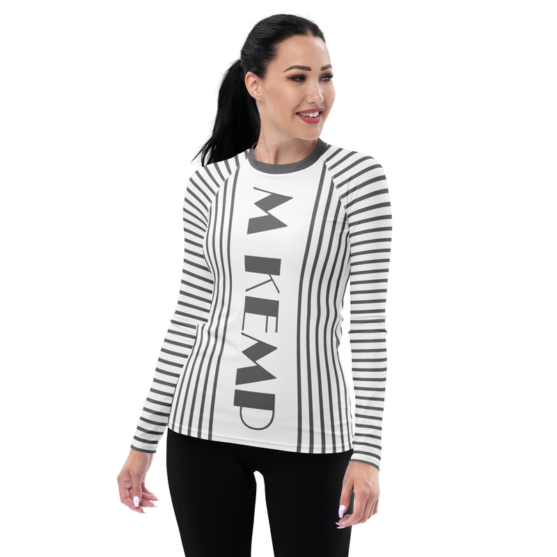 M Kemp Women's Rash Guard - Objet D'Art