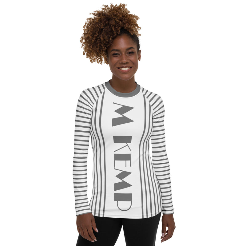 M Kemp Women's Rash Guard - Objet D'Art