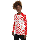 M Kemp Logo Women's Rash Guard - Objet D'Art