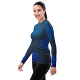 Mandala Twilight Women's Rash Guard - Objet D'Art