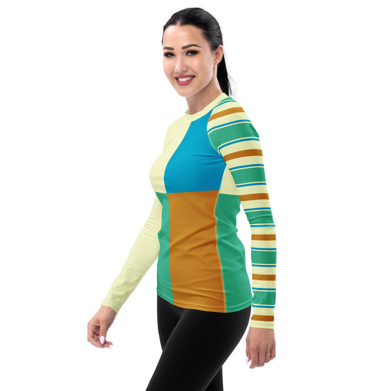 Color Play Women's Rash Guard - Objet D'Art