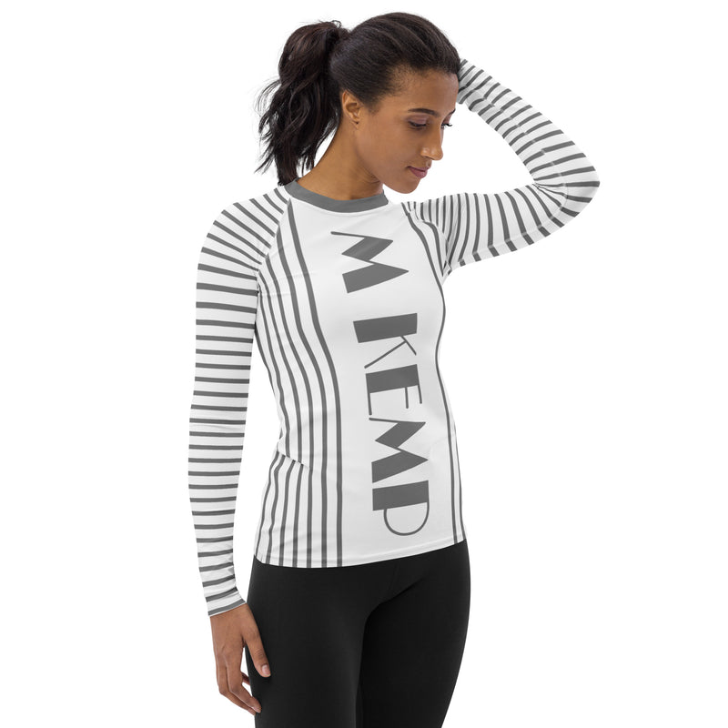 M Kemp Women's Rash Guard - Objet D'Art