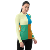 Color Play Women's Rash Guard - Objet D'Art