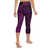 Rosy Yoga Capri Leggings - Objet D'Art