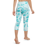 Rosy Yoga Capri Leggings - Objet D'Art