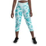 Rosy Yoga Capri Leggings - Objet D'Art