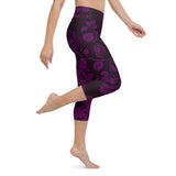 Rosy Yoga Capri Leggings - Objet D'Art