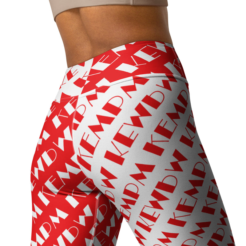M Kemp Logo Yoga Leggings - Objet D'Art