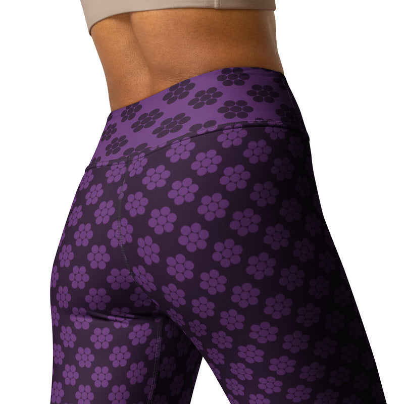 Poshly Purple Yoga Leggings - Objet D'Art