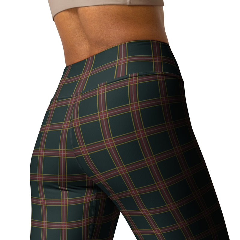 Poshly Plaid Yoga Leggings - Objet D'Art