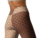 Asymmetry Art Yoga Leggings - Objet D'Art