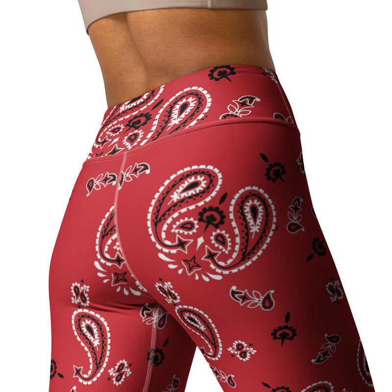 Bandana Art Yoga Leggings - Objet D'Art