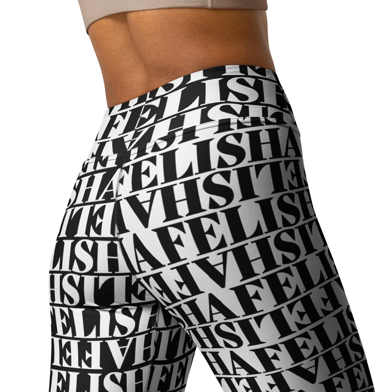 Felicia Print Yoga Leggings - Objet D'Art
