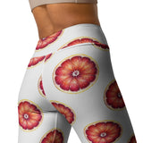 Grapefruit Wheels Yoga Leggings