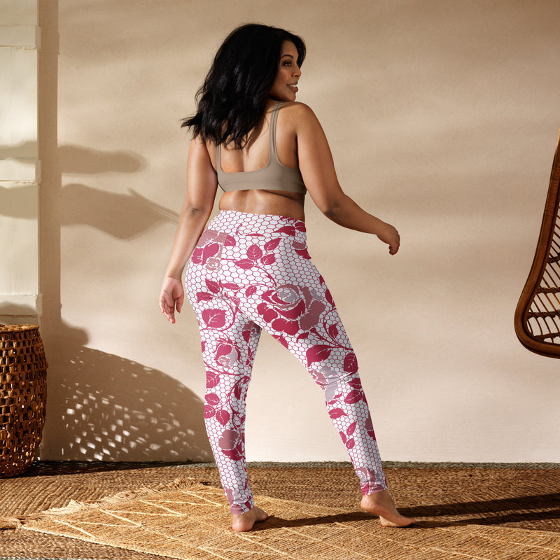 Rosy Yoga Leggings - Objet D'Art