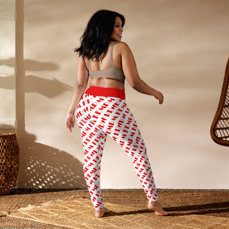 M Kemp Logo Yoga Leggings - Objet D'Art