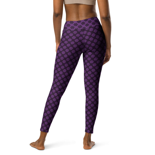 Poshly Purple Yoga Leggings - Objet D'Art