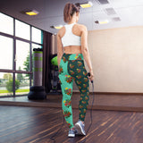 Dahlia Yoga Leggings - Objet D'Art