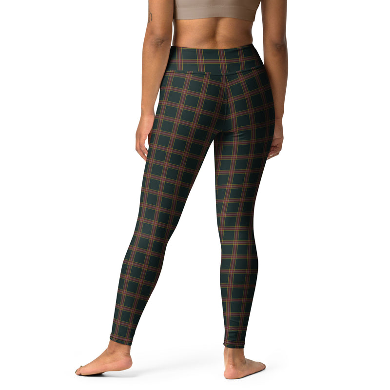 Poshly Plaid Yoga Leggings - Objet D'Art