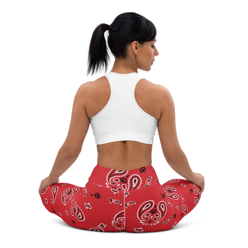 Bandana Art Yoga Leggings - Objet D'Art