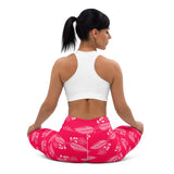 Hibiscus Yoga Leggings