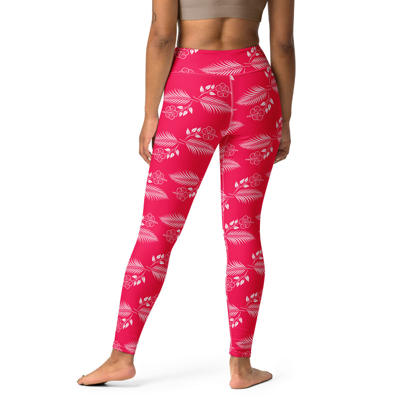 Hibiscus Yoga Leggings