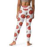 Grapefruit Wheels Yoga Leggings